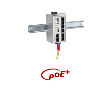 Microsens Profi Line&plus; Industrie Gigabit Ethernet Switch 7 Port, MS650929PM