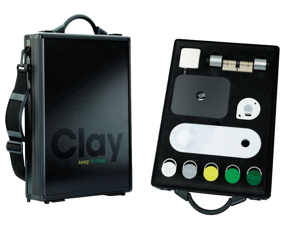 Salto Clay Zutrittskontrolle Demokoffer