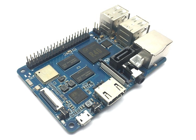 Banana Pi Board BPi-M2 Berry Quadcore CPU / Raspberry Pi3 Größe