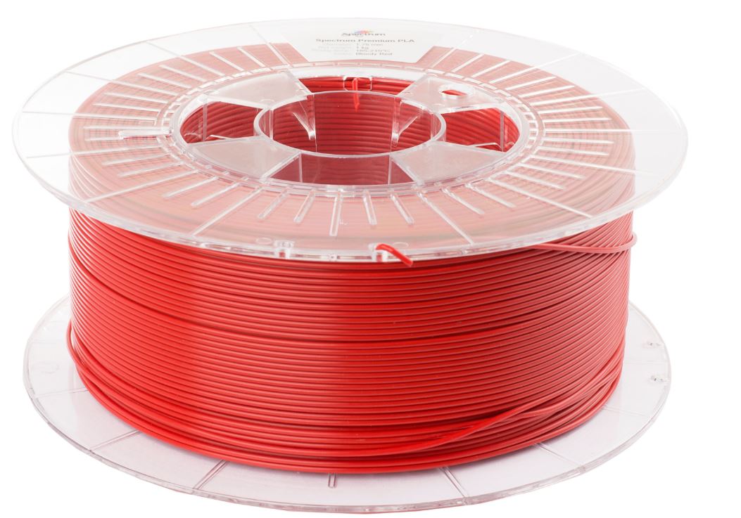 Spectrum 3D Filament / PLA Premium / 1,75mm / Bloody Red / Rot / 2kg