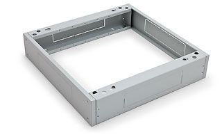 Triton 19"Schrank,zbh. Sockel, RDA/RTA, B800xT 600, Lichtgrau, bis 1500Kg,