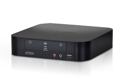 Aten KVM-Switch  2/2-fach Audio/DP/USB, für Dual-Port mini Display Port