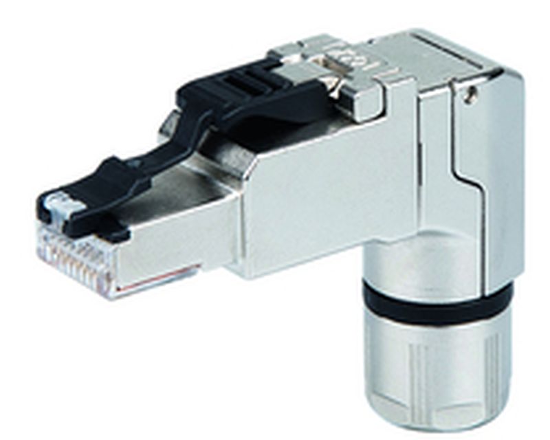 Telegärtner Stecker, TP/RJ45, Feldkonfektionierbar, CAT6A, MFP8-4x90,T568B, gewinkelt,