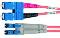 Telegärtner LWL, PatchKabel, duplex, LC-SC, 10m, 50/125u, OM3,