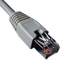 Patchkabel RJ45, CAT5&plus;, 300Mhz, 0.5m grau,