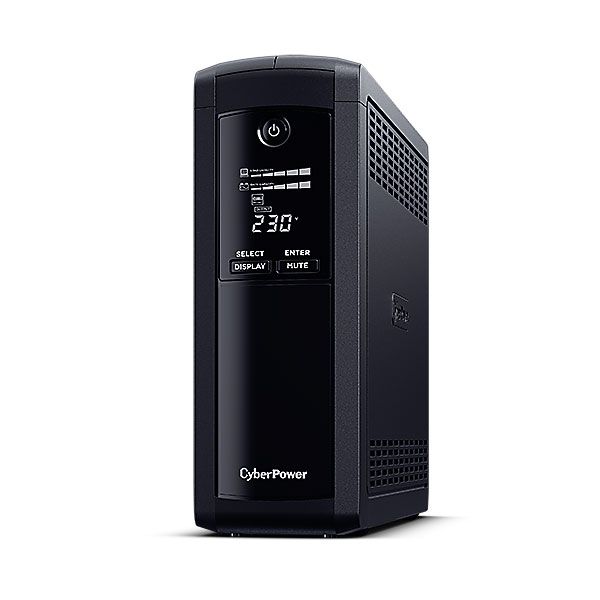 CyberPower USV, Value Pro-Serie, 1600VA/960W, Line-Interactive, USB/RS232, LCD, IEC C14 Kaltgeräte