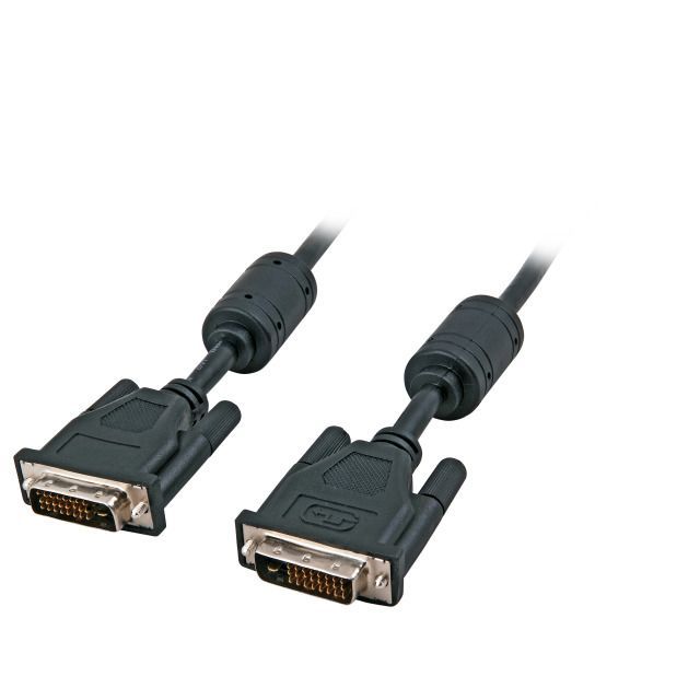 Kabel Video DVI 24&plus;1, ST/ST,  2m, AWG30, Schwarz,