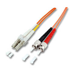 LWL-2-Faser-Patchk.  8mtr.LC-ST, 50/125um,OM2,