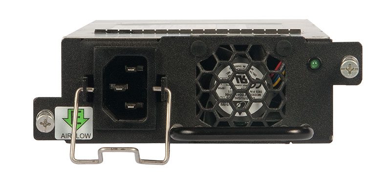 CommScope Ruckus Networks ICX Switch zub. ICX7450/ICX7650/ICX6610/ICX6650 POE 1000W AC PSU, intake airflow, back to front airflow