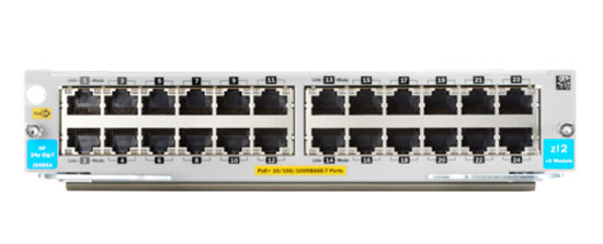 HP Switch Modul, ZL-Serie,10-1000Mbit 24xTP, POE&plus;, v3 zl2, *RENEW*
