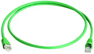 Telegärtner Patchkabel CAT6A, 15m, Grün, 500MHz, S-STP(S/FTP
