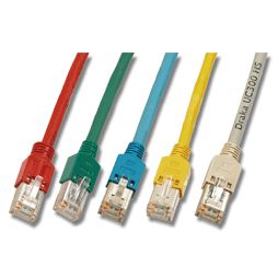 Patchkabel RJ45, CAT5&plus;, 300Mhz, 30m gelb
