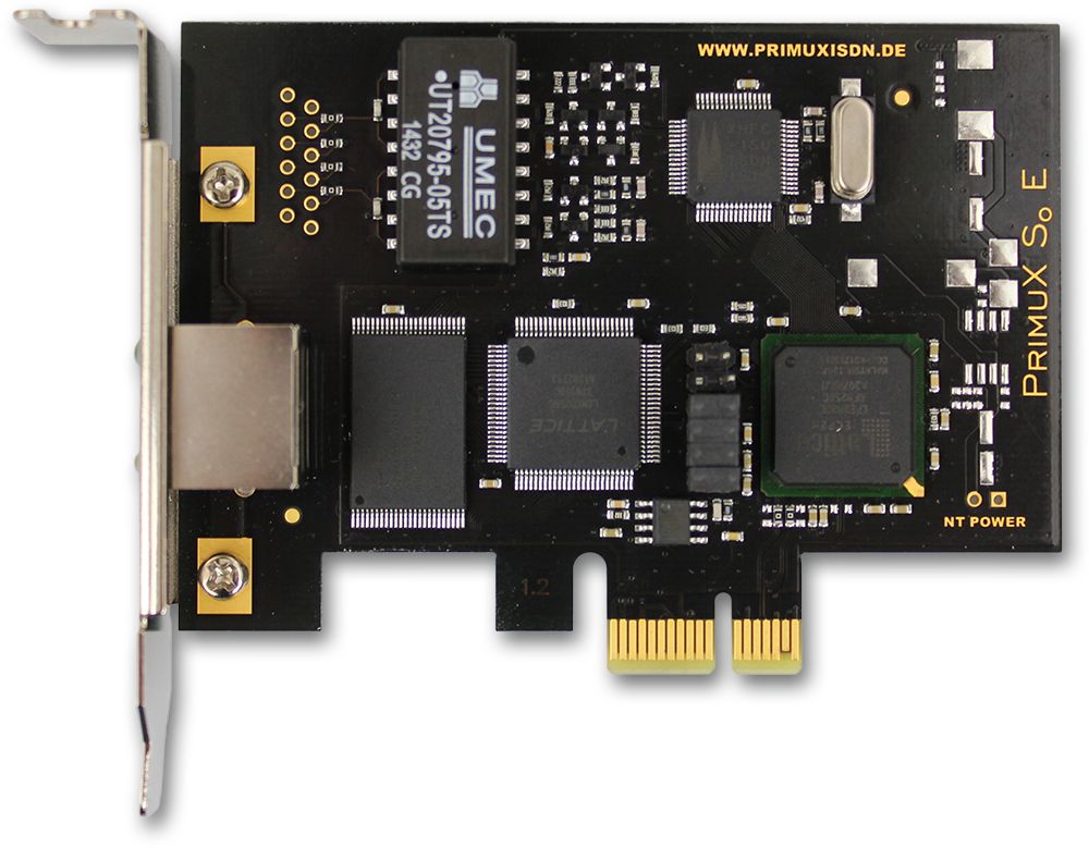 Gerdes PrimuX S0 E&plus; Server Controller PCI-Express mit extra Low-Profile Blech