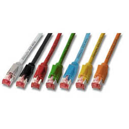 Patchkabel RJ45, CAT6A, 1200Mhz, 10m grau, S-STP(S/FTP),Daetwyl