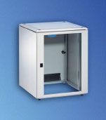 Knürr(Vertiv) Schrank Smaract 12HE,B600/T600,Lochraster,Lichtgrau