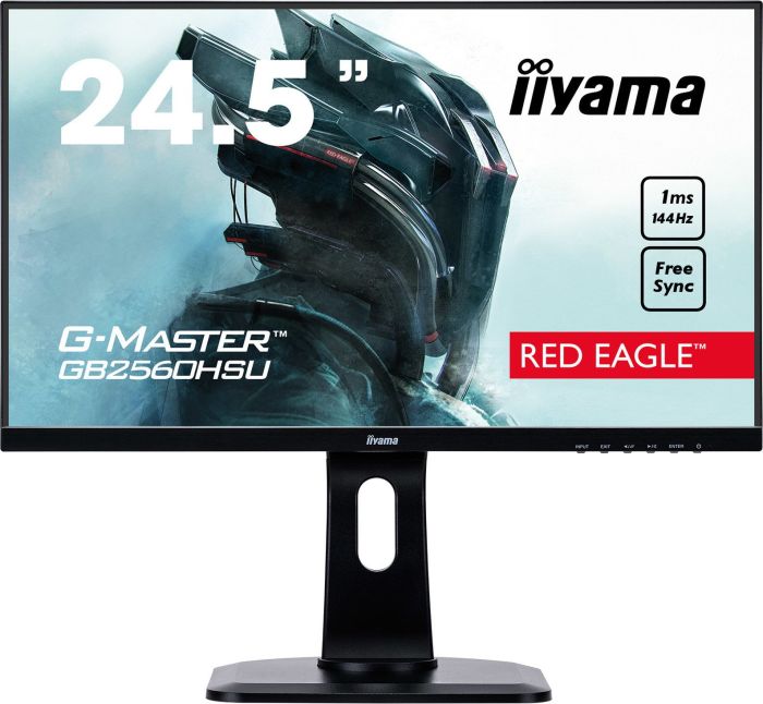 TFT  24,5"/62,2cm iiyama G-Master GB2560HSU Red Eagle *schwarz* 16:9
