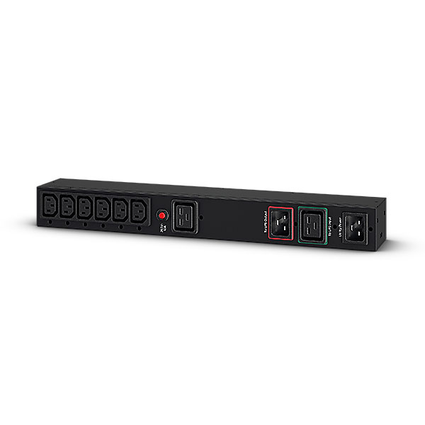CyberPower zbh. By-Pass, Manuell, IEC Outlet, PDU, 1HE, Eingang 16A 1xC19&plus;2xC20, Ausgang 16A 1x C19&plus; 10A 6xC13