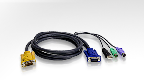 Aten Verbindungskabel SPHD, 1,8m, USB &plus; PS/2