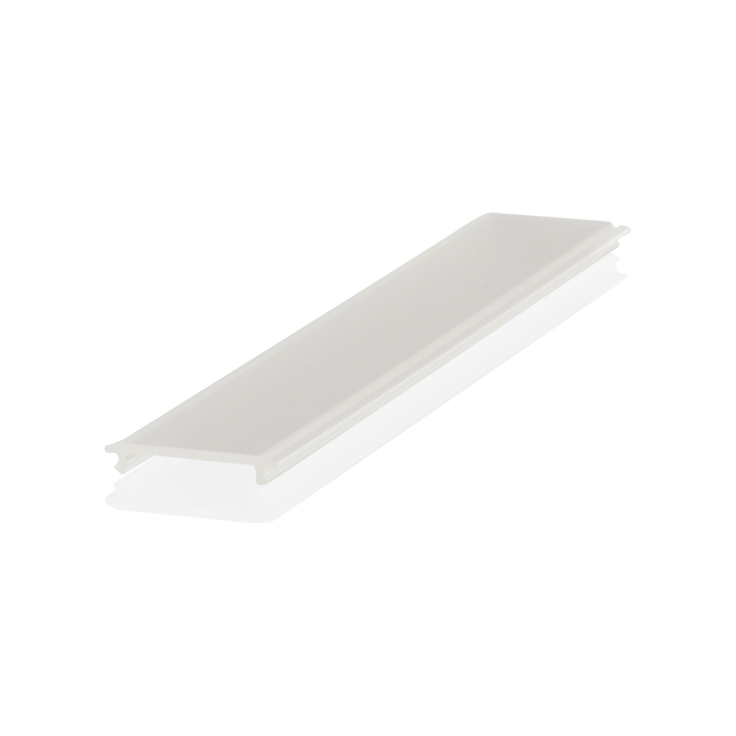 BILTON Profil zub Cover YT transparent flach 160x160° 88% PMMA L2000xB17,3xH3,2mm