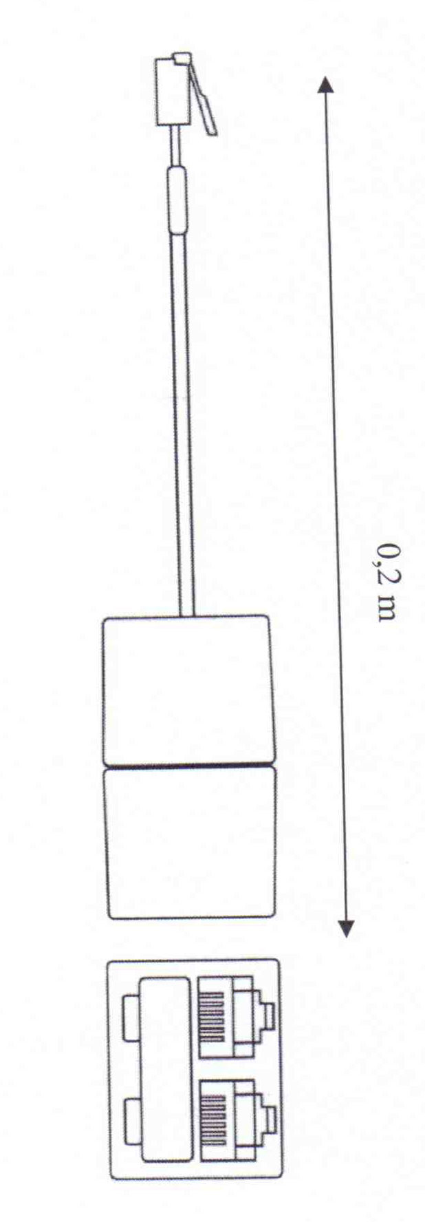 Kabel TK RJ-10 Y-Adapter