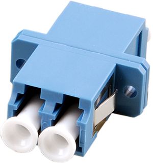 LWL-Kupplung,LC-Buchse/LC-Buchse, 50/125u Multimode, duplex, PVC, Keramikhülse, OM3