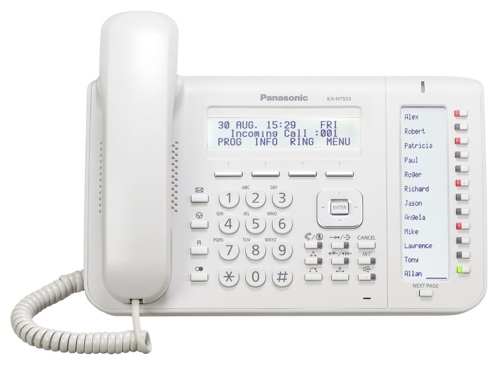 Panasonic KX-NT553NE-B weiss