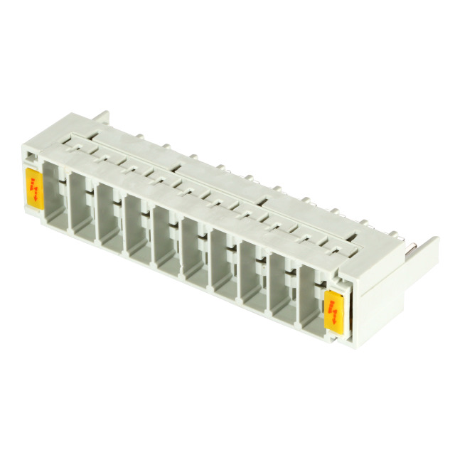 LSA&plus; TK LSA-Anschlussleiste 2/10, Überspannungsschutzmagazin, 2 Elektrodenableiter 8x6,