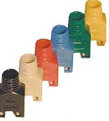 TP-Stecker STP Hirose, CAT5(TM11),zbh.Tülle, Rot, 100Pack
