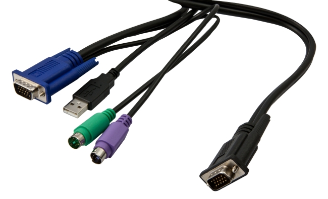 Allnet KVM, zbh. Kabel für PrimaTU8/16(IP),  1, 8m, USB/PS2,