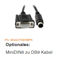 AVer RS232 adapter mDIN8/D-SUB9