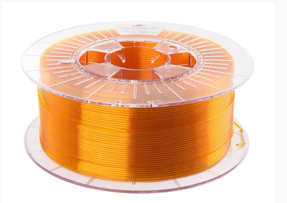 Spectrum 3D Filament / PET-G / 1,75mm / Transparent Yellow / Gelb Durchsichtig / 1kg