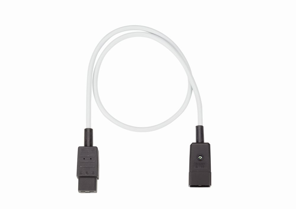 Bachmann Kabel, Verlängerung, Dose(C20)->Stecker(C19),  2,0m, grau,