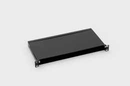 Triton 19"zbh. LWL-Patchpanel ohne Frontplatte, 1HE, Schwarz