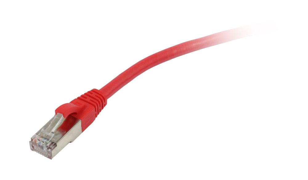 Patchkabel RJ45 FTP(F/UTP)  1.0m rot, CAT5e, Synergy 21,