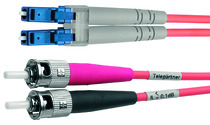Telegärtner LWL, PatchKabel, duplex, LC-ST,  1,0m, 62,5/125, OM1,