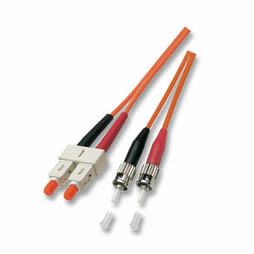 LWL-2-Faser-Patchk.  5mtr.ST-SC, 50/125um,OM3,
