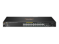 HP Switch  100Mbit, 24xTP, 1000Mbit, 2xTP/SFP-Slot, 2530-24-PoE&plus;, *RENEW*