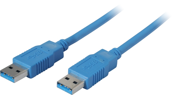 Kabel USB3.0, 5m, A(St)/A(St); blau,