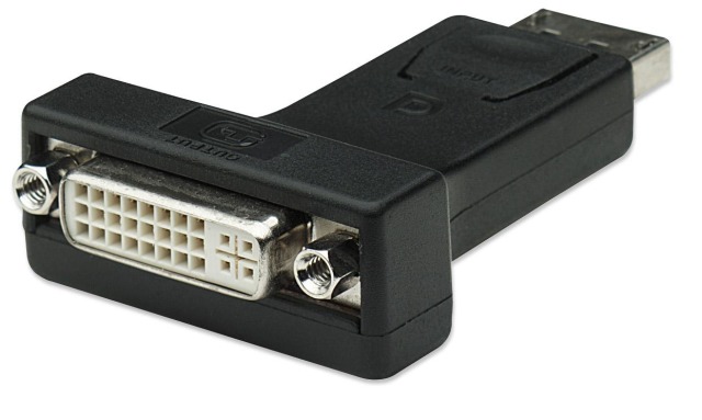 Kabel Video Adapter, DVI/Displayport, Bu/St,