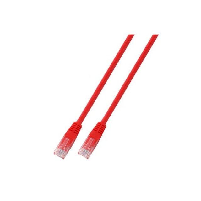 Patchkabel RJ45 UTP(U/UTP),30m rot, CAT5e