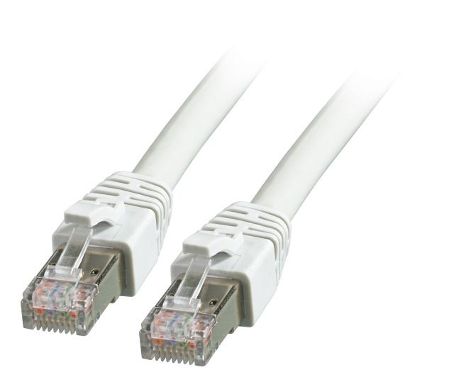 Patchkabel RJ45, CAT8.1 2000Mhz,   2m, grau, S-STP(S/FTP), BC, LSZH,