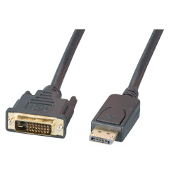 Kabel Video DisplayPort => DVI 24&plus;1, ST/ST,  2m