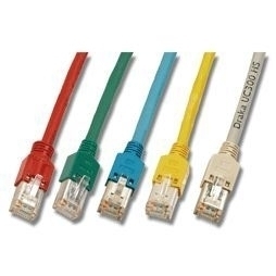 Patchkabel RJ45, CAT5&plus;, 300Mhz, 25m Grau, mit Draka SF/UTP&plus;TM