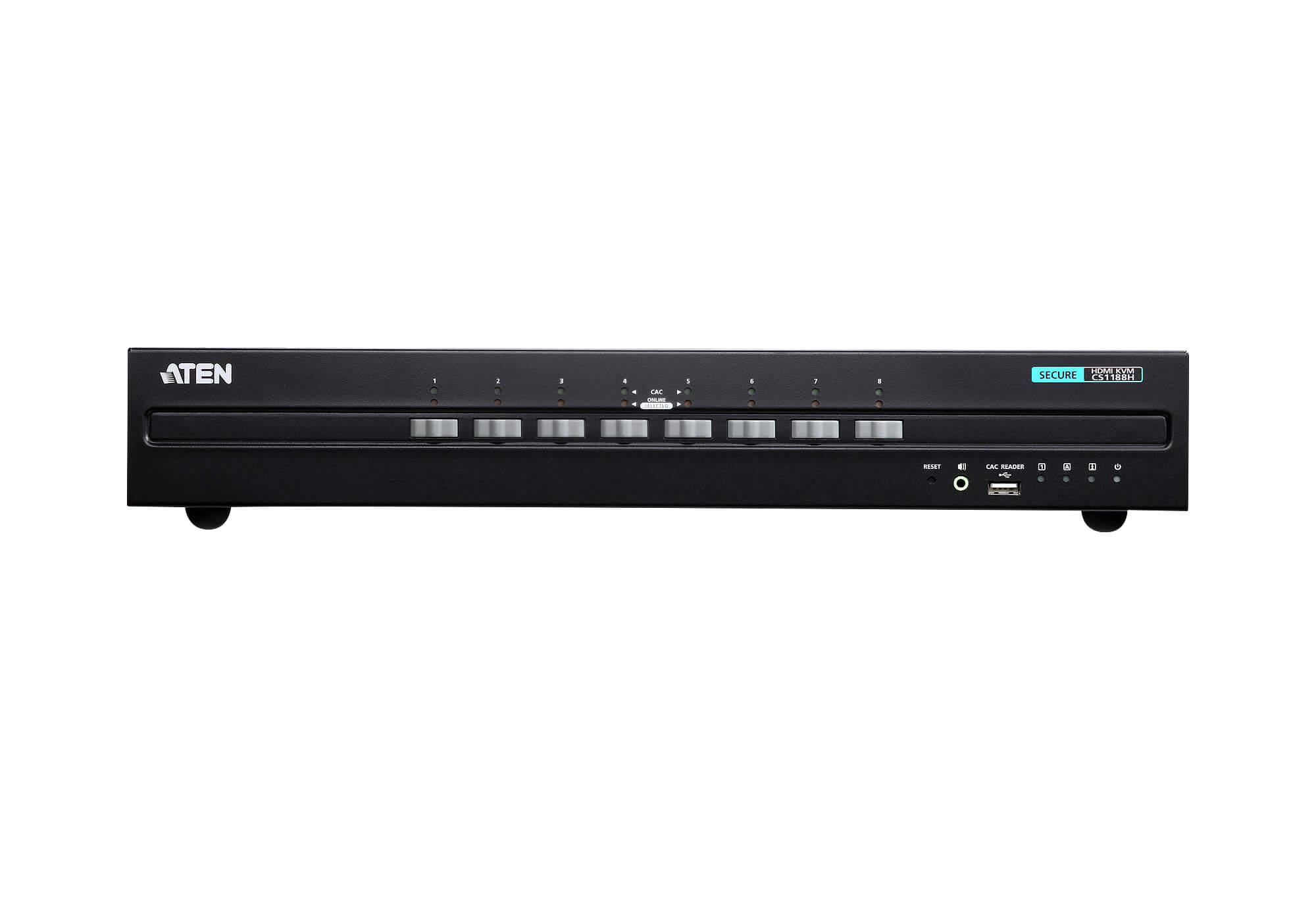 Aten KVM-Switch  8-fach Audio/HDMI, USB, Secure,