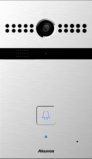 Akuvox TFE R26P IP Door SIP Intercom with one Button *Flush Mount Bundle*