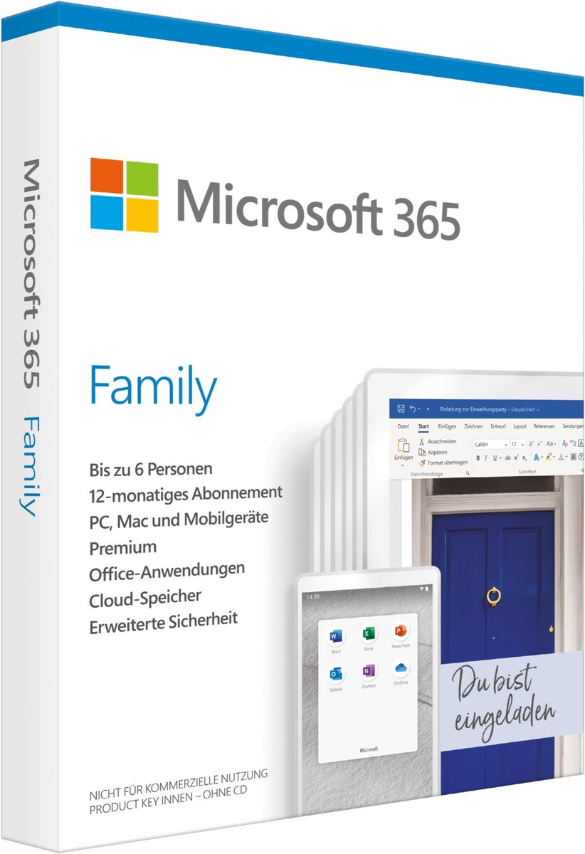 MS-SW Microsoft 365 Family *Box* deutsch