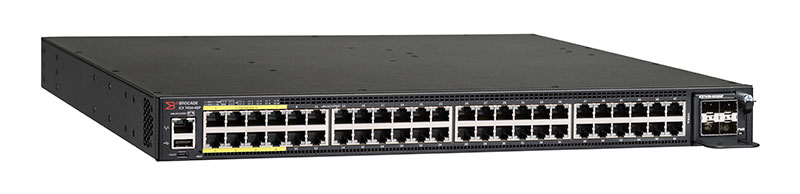 CommScope Ruckus Networks ICX 7450 Switch 48-port 1 GbE switch PoE&plus; bundle includes 2x40G QSFP&plus;