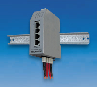 Microsens Profi Line Switch industrial 4x10/100TX mit PoE / 2x100FX-SC, MS650502PM-48