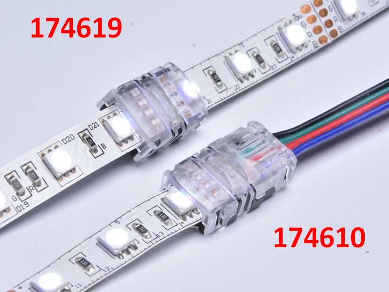 Synergy 21 LED FLEX Strip zub. Easy Connect Strip to Wire 10mm RGB