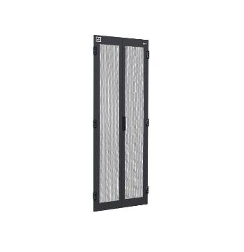 Knürr(Vertiv) Schrank,DCM,zbh. Tür perforiert 2-teilig, B800/H2000mm, Schwarz,